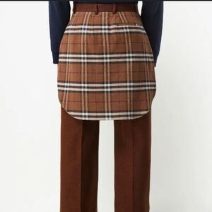 Burberry Brown Plaid Women's Skirt